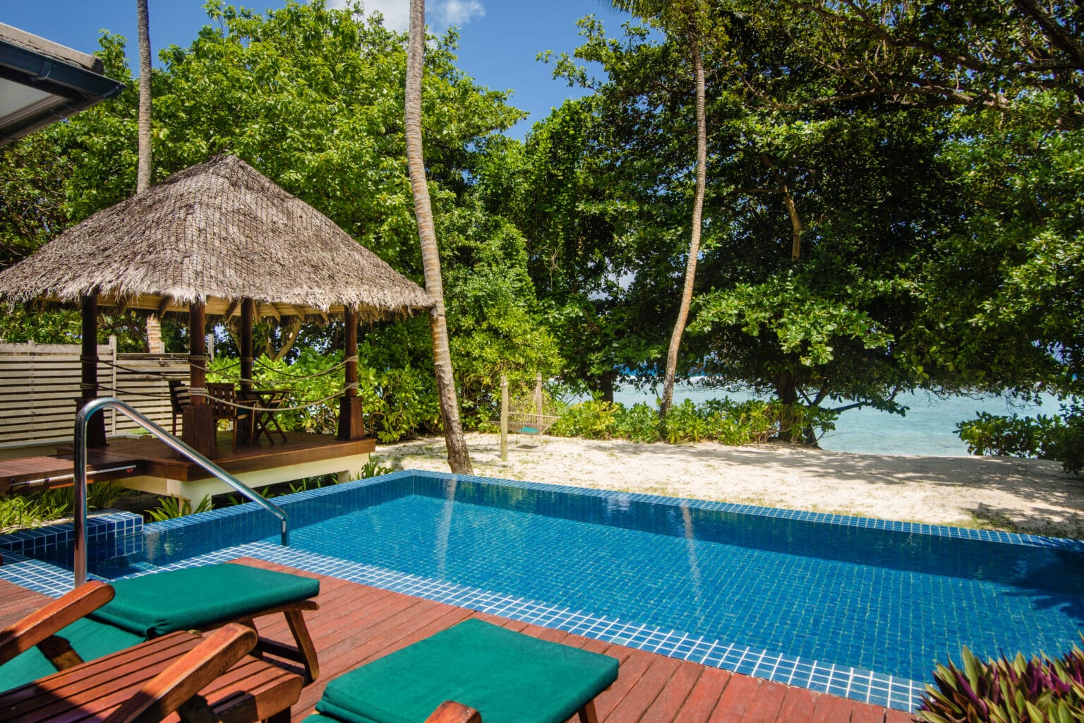 beach sanctuary pool villa pool view