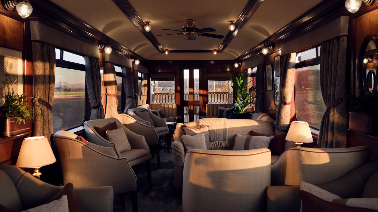 belmond royal scotsman the observation car strefa wypoczynkowa
