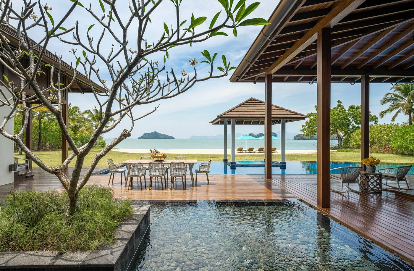 four seasons langkawi imperial villa deck and