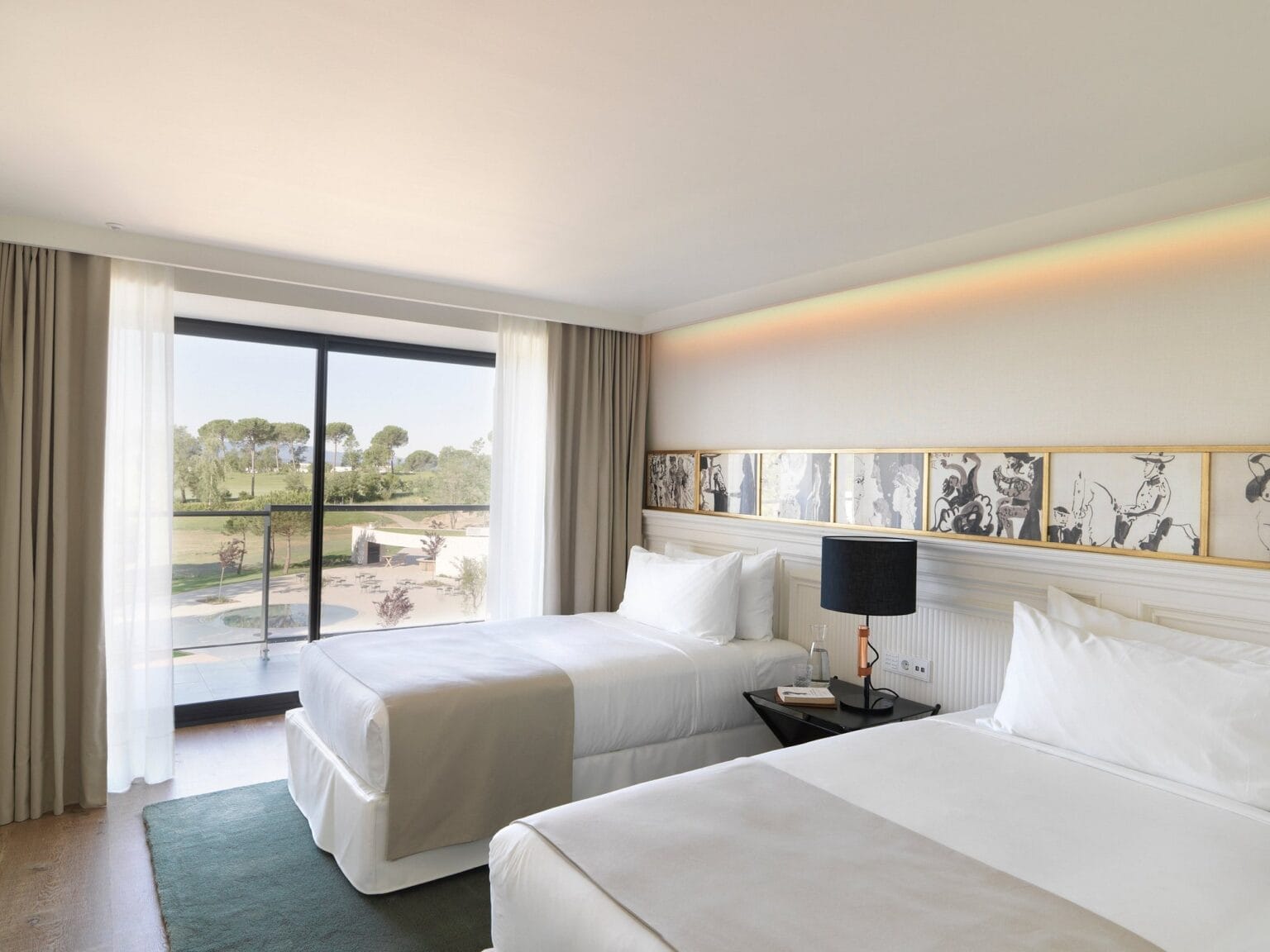 camiral golf & wellness twin superior bedroom