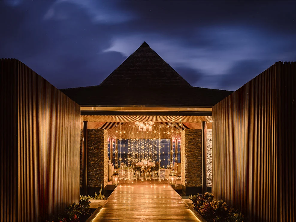 ani dominican republic dining event pavilion dinner arrival