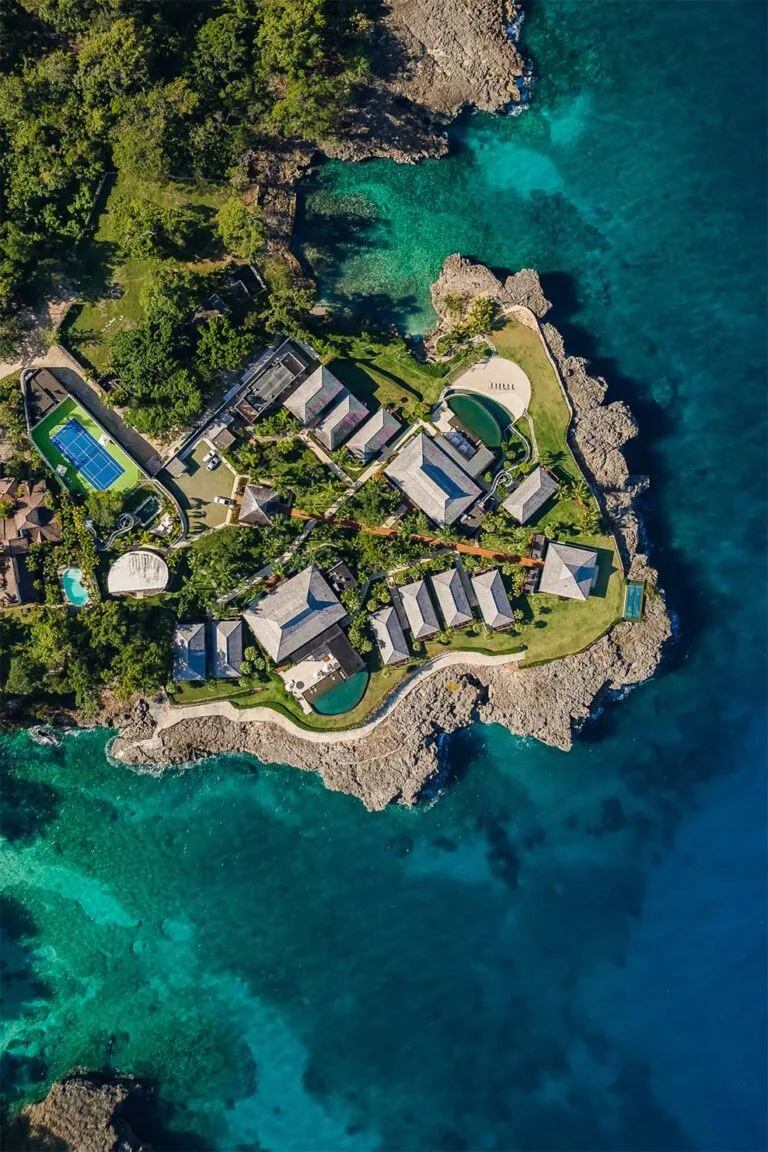 nor dominican republic resort from above drone 4