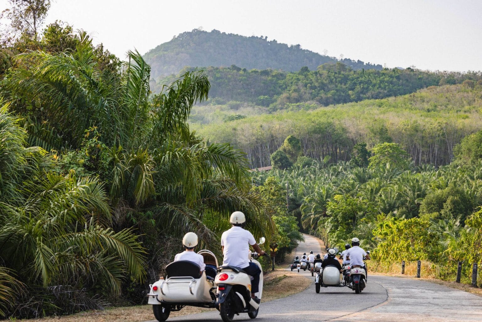 ani thailand guest privileges motorbike and sidecar tour around koh yao noi