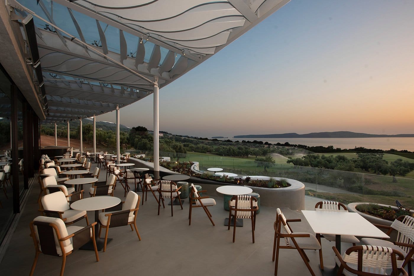 the romanos the bay course club restaurant