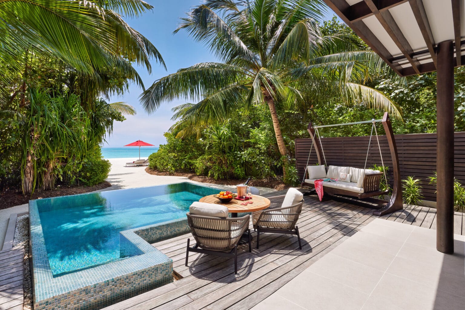 niyama private islands deluxe beach pool villa deck (1)