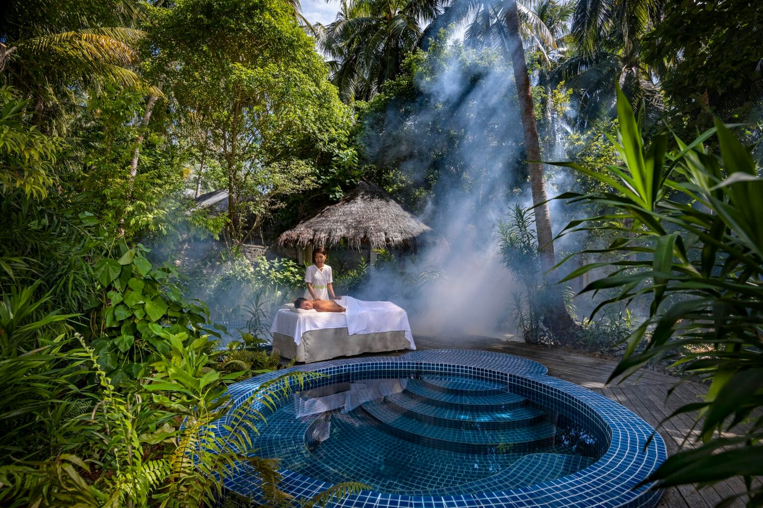 niyama private islands drift spa garden massage
