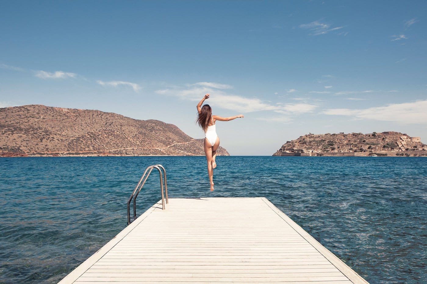 phaea blue pomost na plaży
