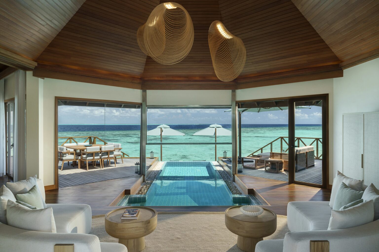 huvafen fushi huvafen fushi 2 bedroom overwater pavilion with in out pool