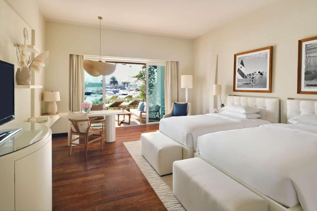 park hyatt dubai apartament z dwoma pojedynczymi łóżkami