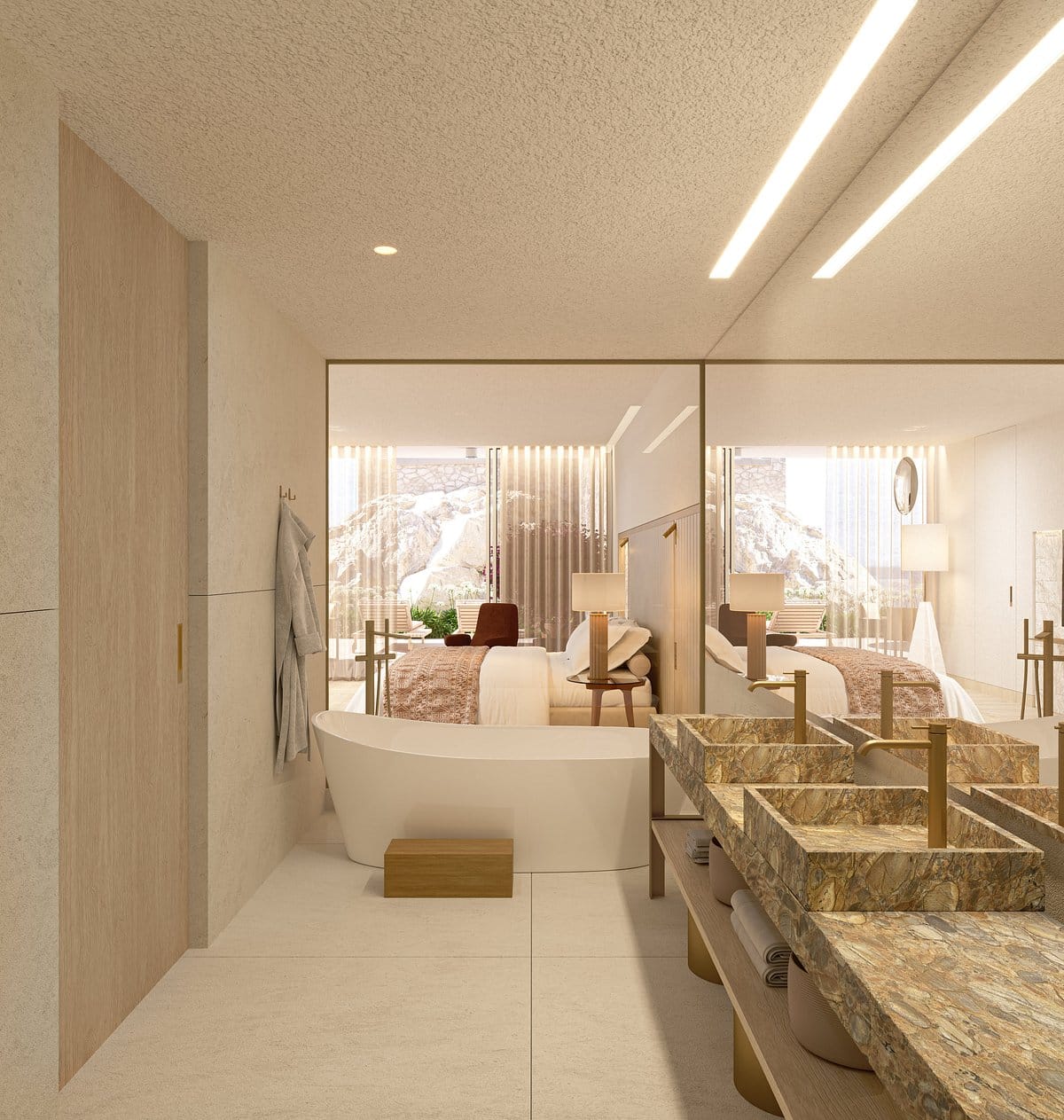 villa dubrovnik amor suite bathroom