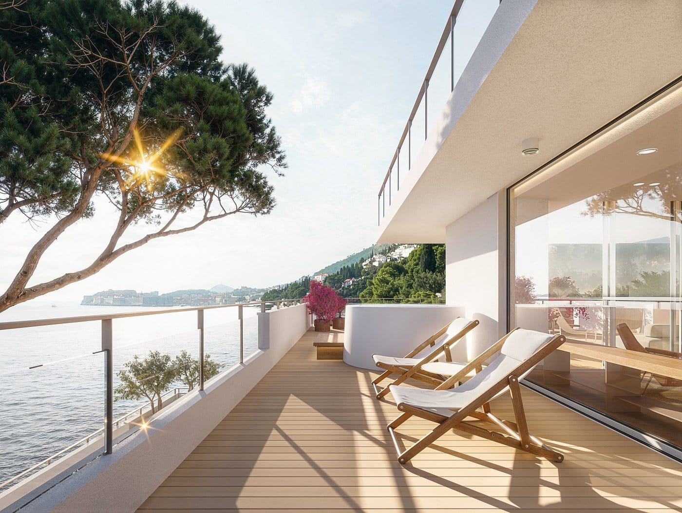 villa dubrovnik tezoro suite terrace