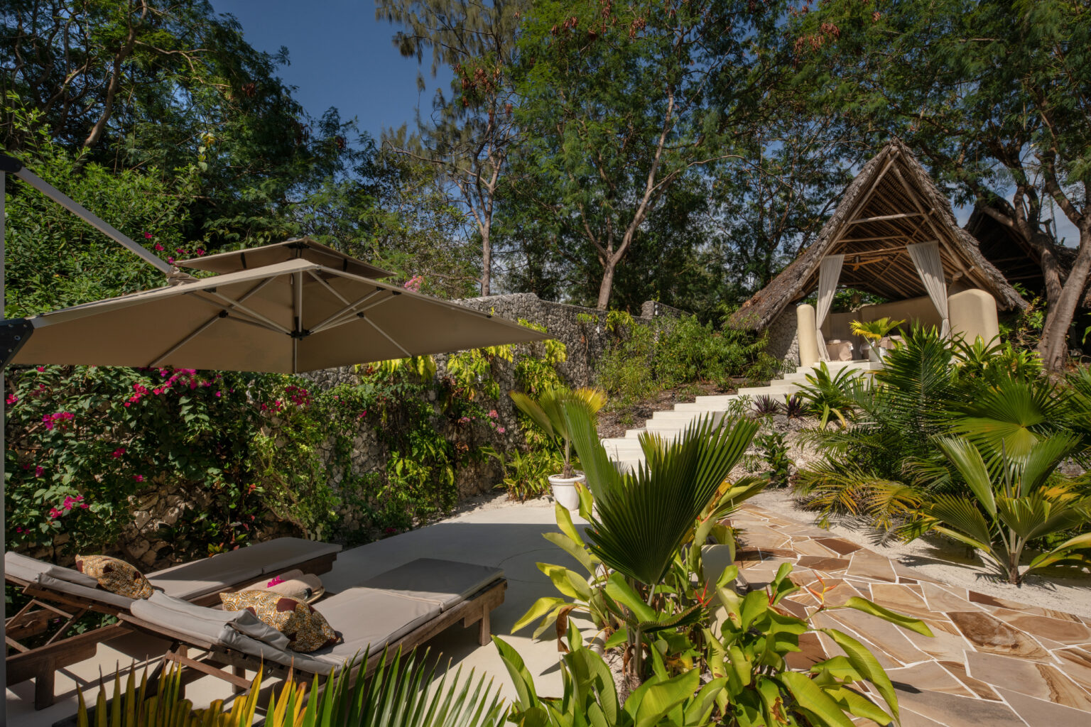 the senses spa outdoor garden