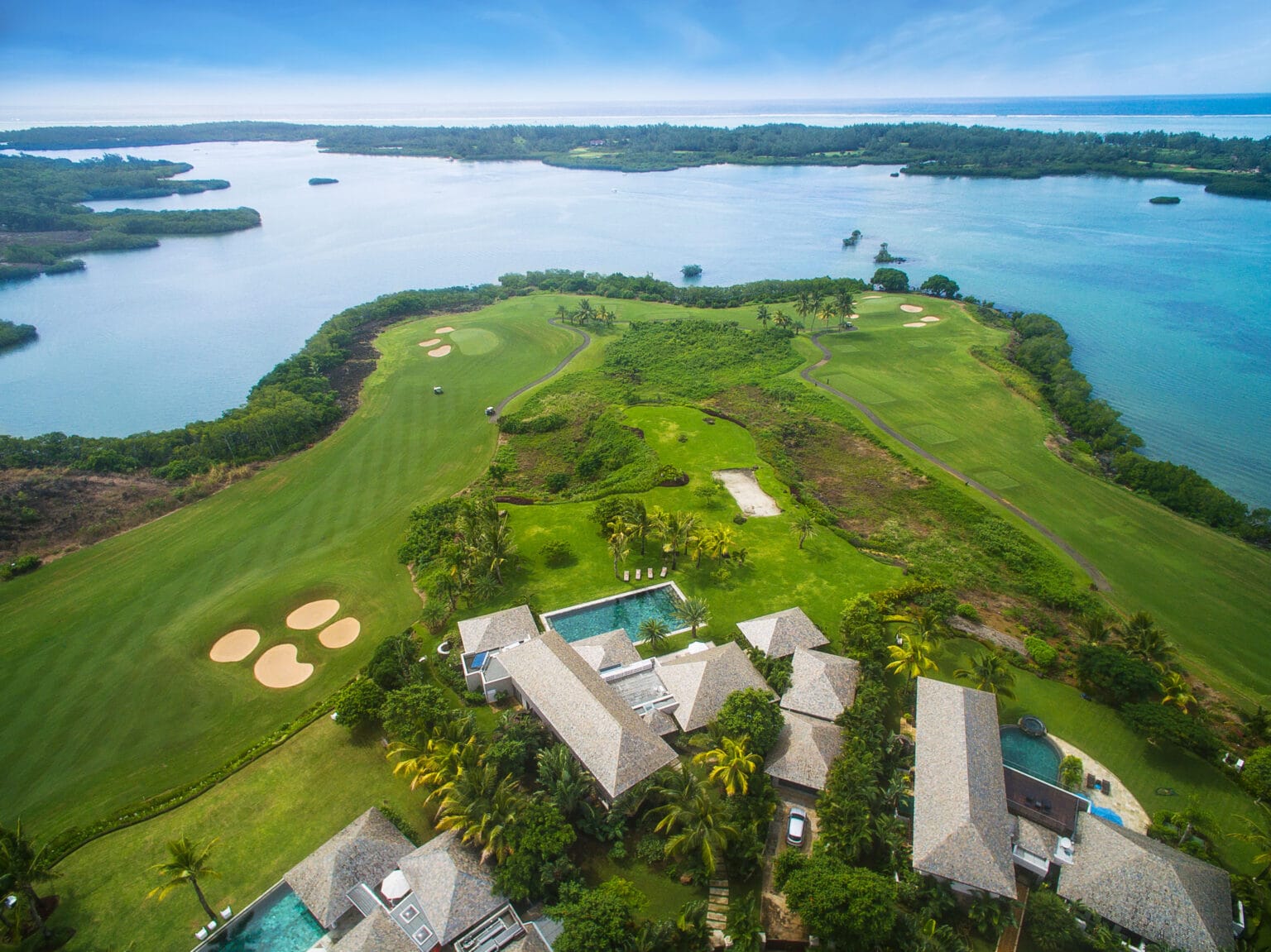 shangri la le touessrok mauritius anahita mauritius vue arienne lunea