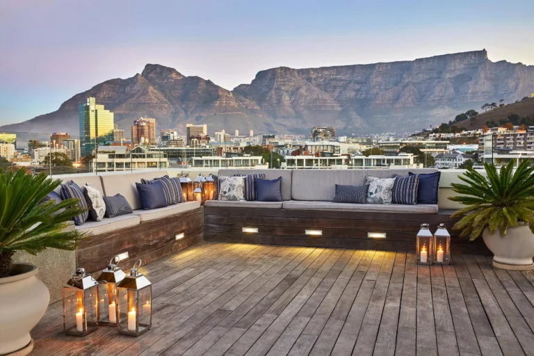 one&only cape town rpa widok z dachu budynku na miasto