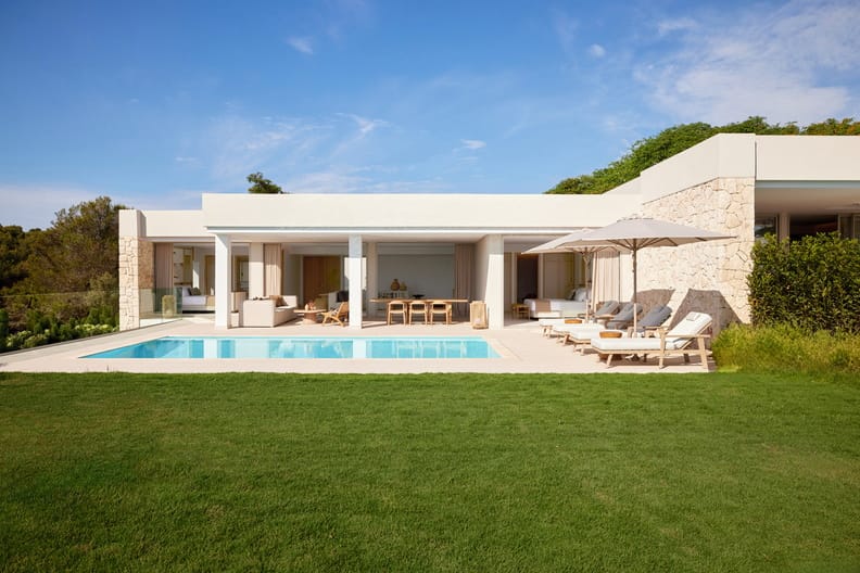 ikos porto petro deluxe two bedroom residence private pool front coastal view pp exterior 1225 vol.3 792x528