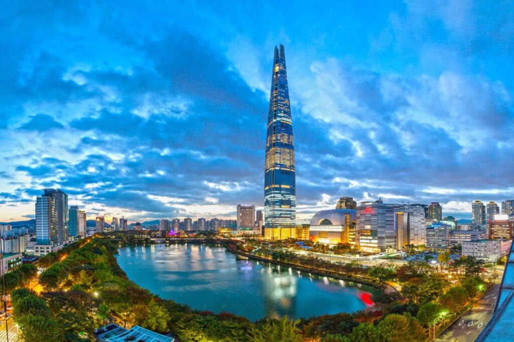 Signiel Seoul,Panorama widokowa na Seul,Hotel w Lotte World Tower