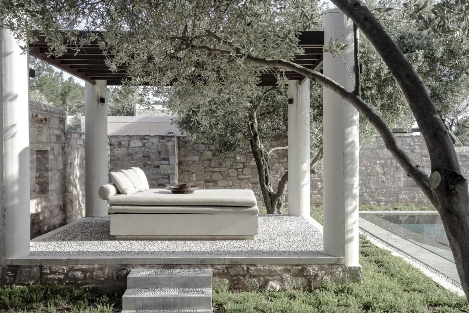 Widok na strefę wypoczynkową w hotelu Amanruya