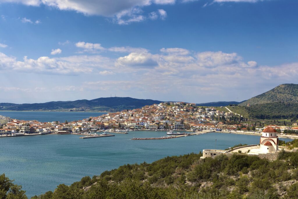 zdjęcie wyspy z hotelu Amanzoe