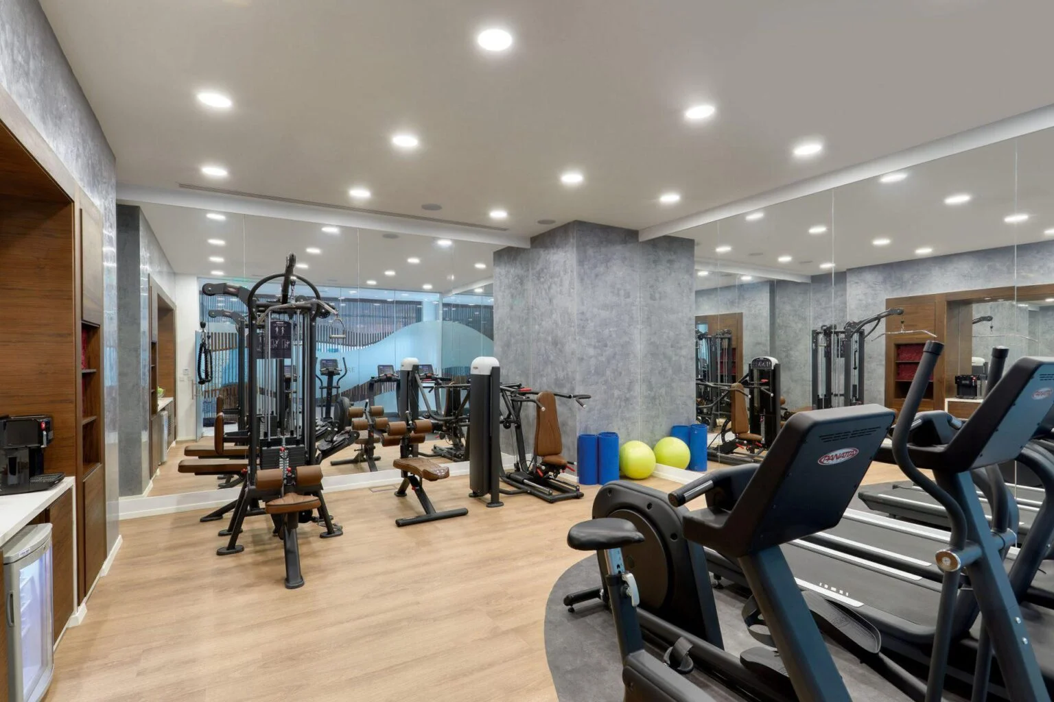 gym at Amavi, MadeForTwo Hotels