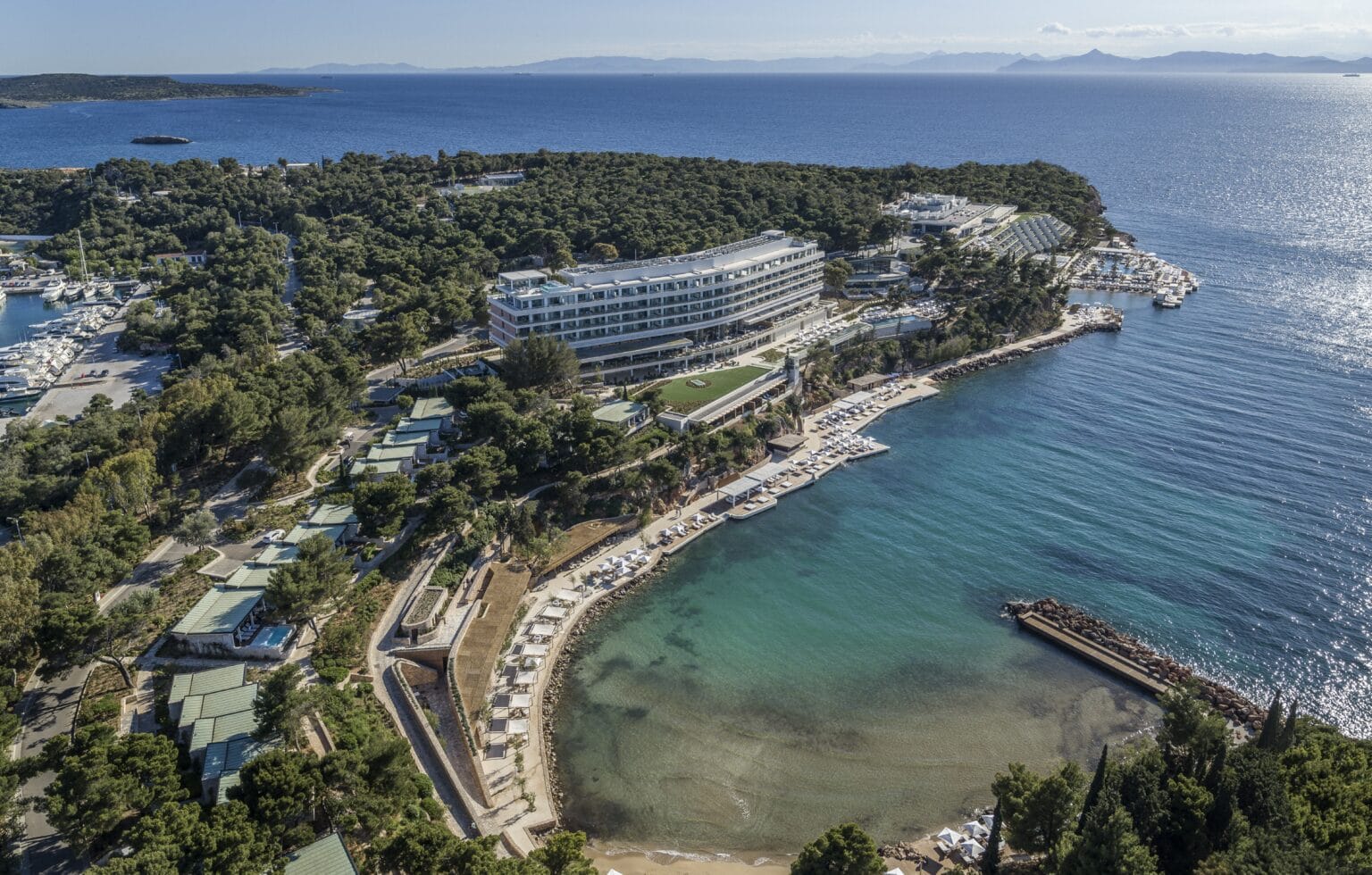 Four Seasons Astir Palace Hotel Athens z lotu ptaka