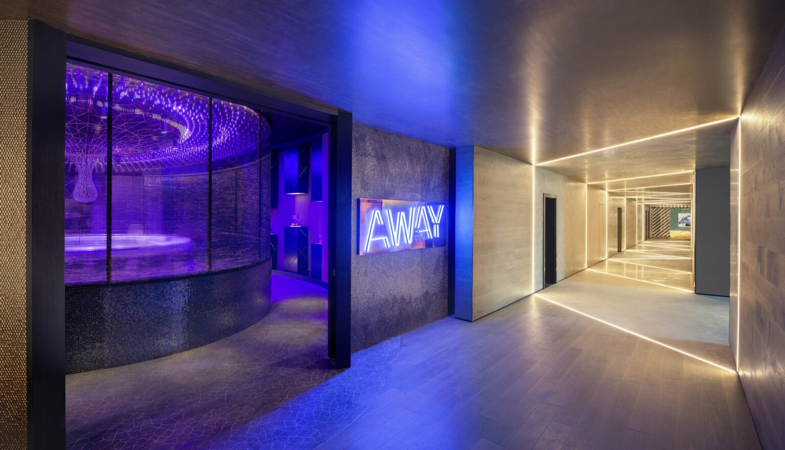 wejscie do spa W Dubai – The Palm