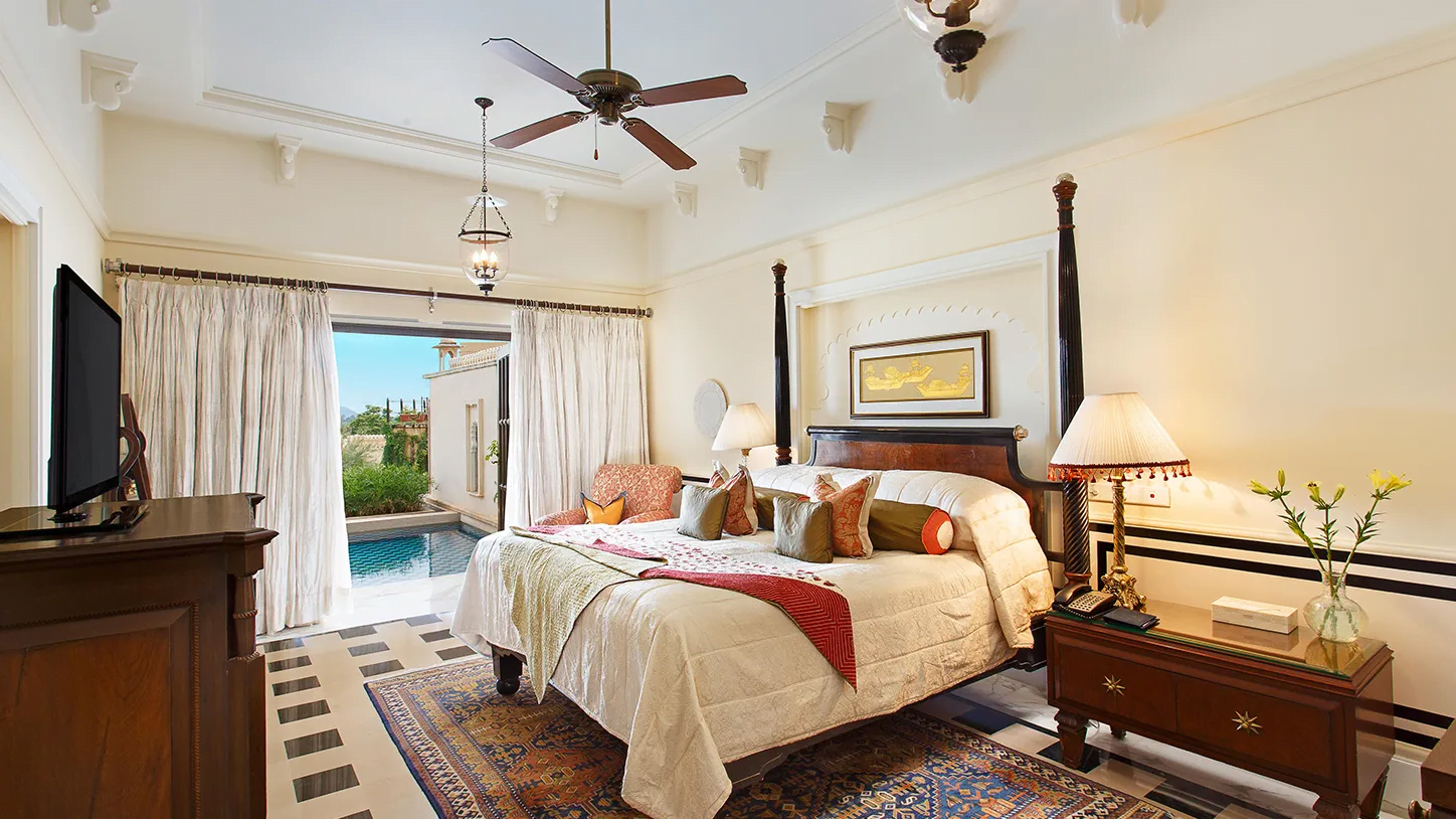 zdjęcie sypialni hotelowej