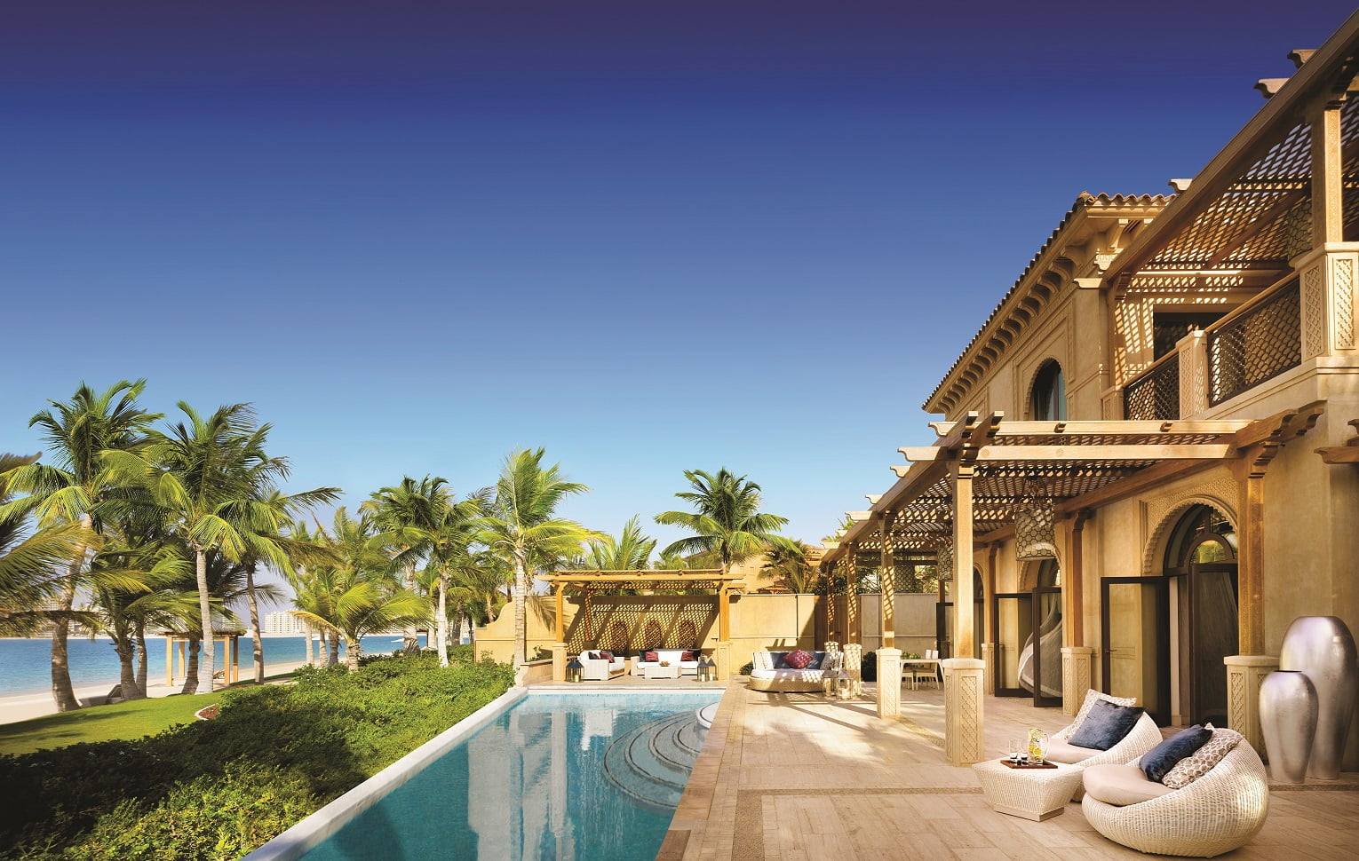 Villa Beachfront, One&Only The Palm basen zewnętrzny hotelu