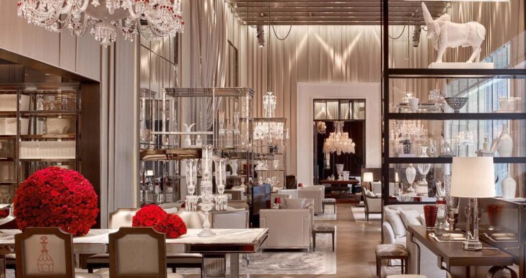 Baccarat Hotel New York wnętrze apartamentów