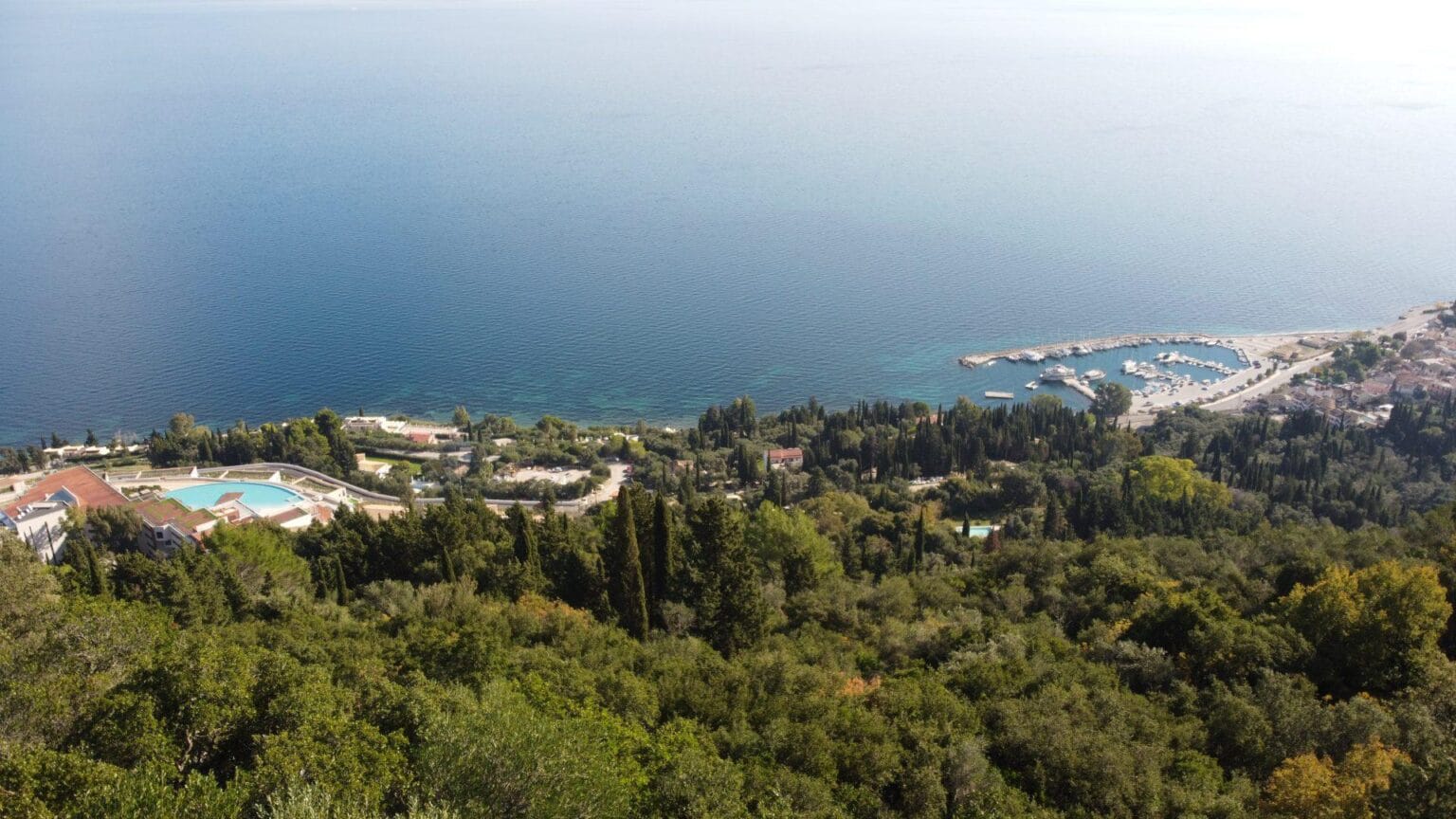 Angsana z lotu ptaka widok na morze