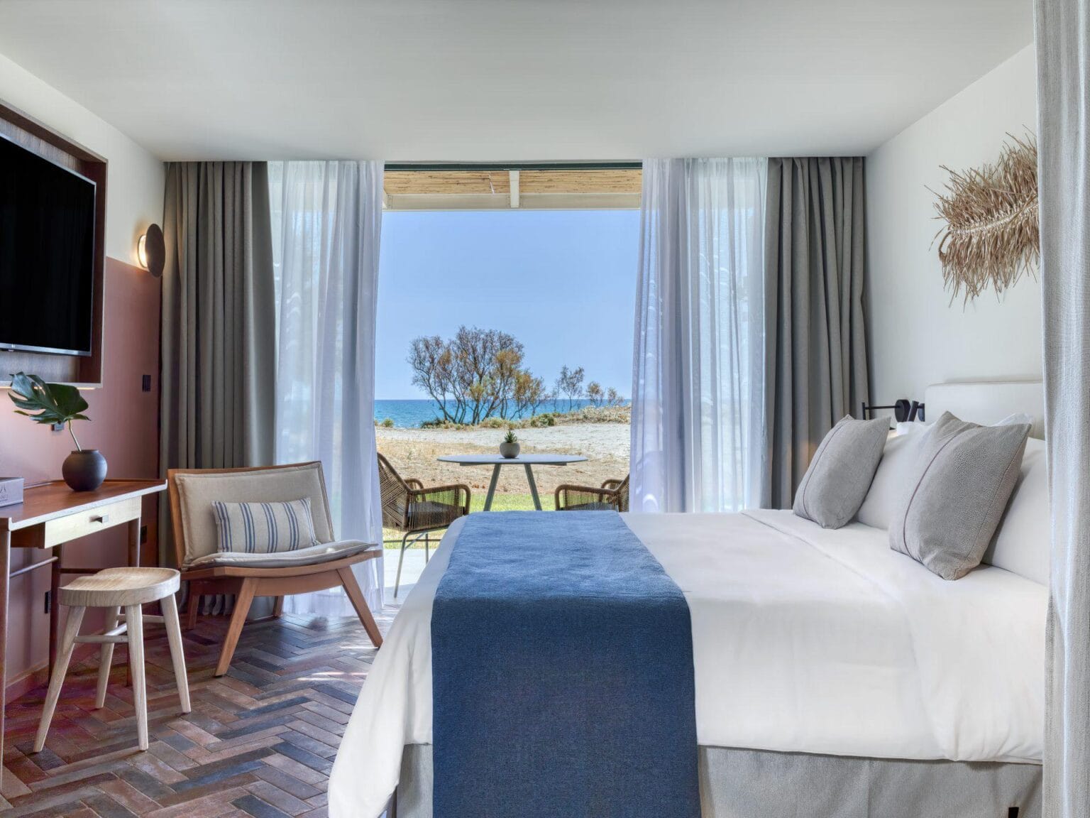 sypialnia hotelu Domes Aulūs Zante, Autograph Collection