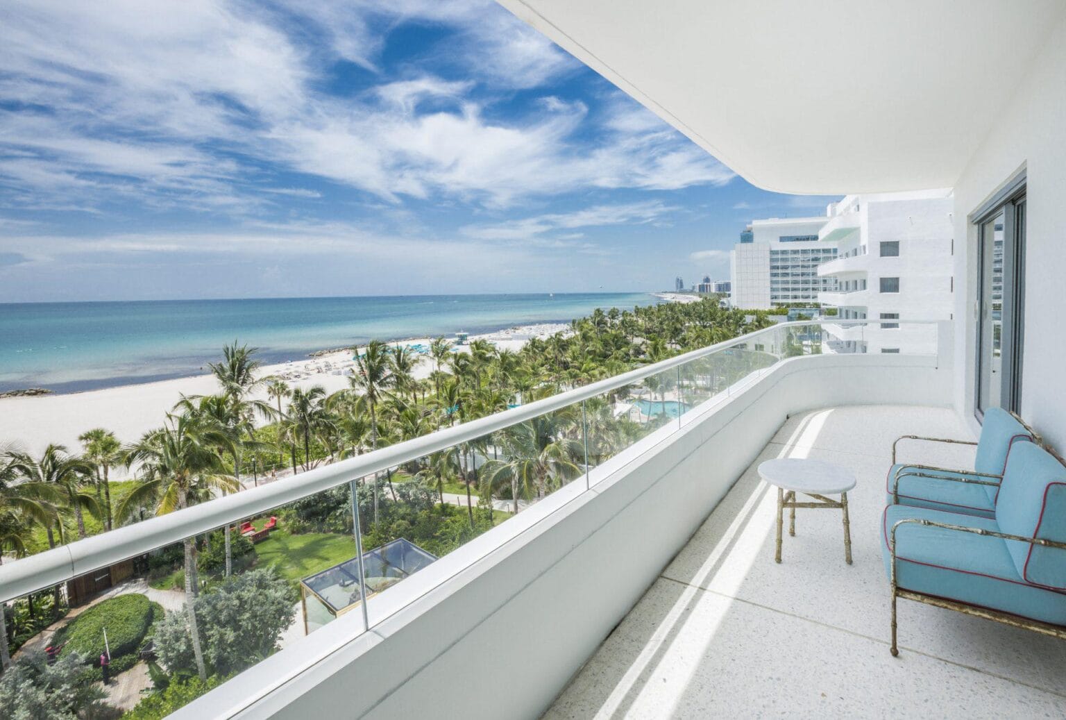 Faena Hotel Miami Beach widok z balkonu