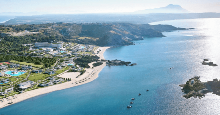 Ikos-Aria-Kos z lotu ptaka | hotel Ikos Aria na wyspie Kos