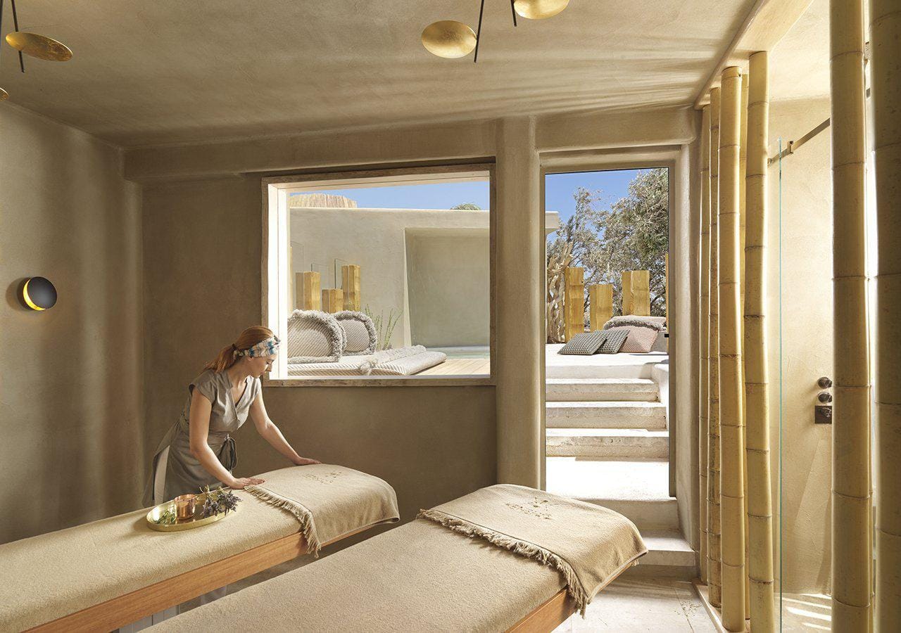 hotel dla dorosłych Kensho Ornos, Grecja Mykonos strefa spa