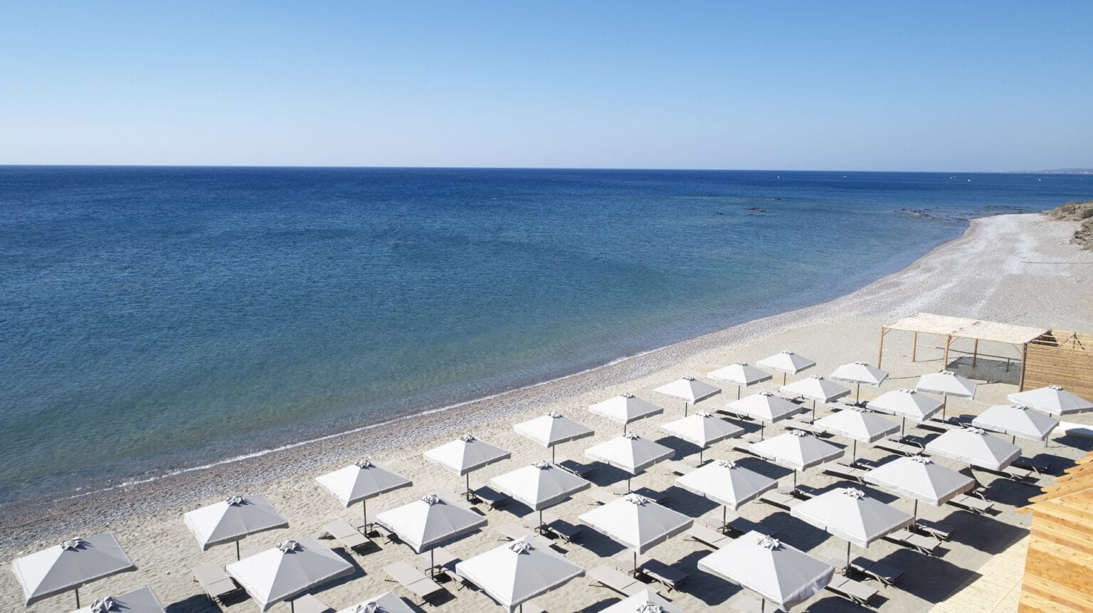 luksusowy hotel na Rodos tylko dla dorosłych Mayia Exclusive Resort & Spa w Kiotari plaża