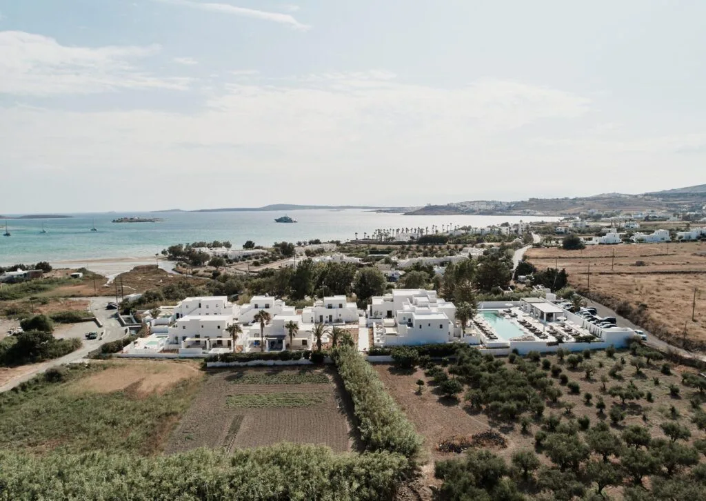 Hotel Parilio drone photo