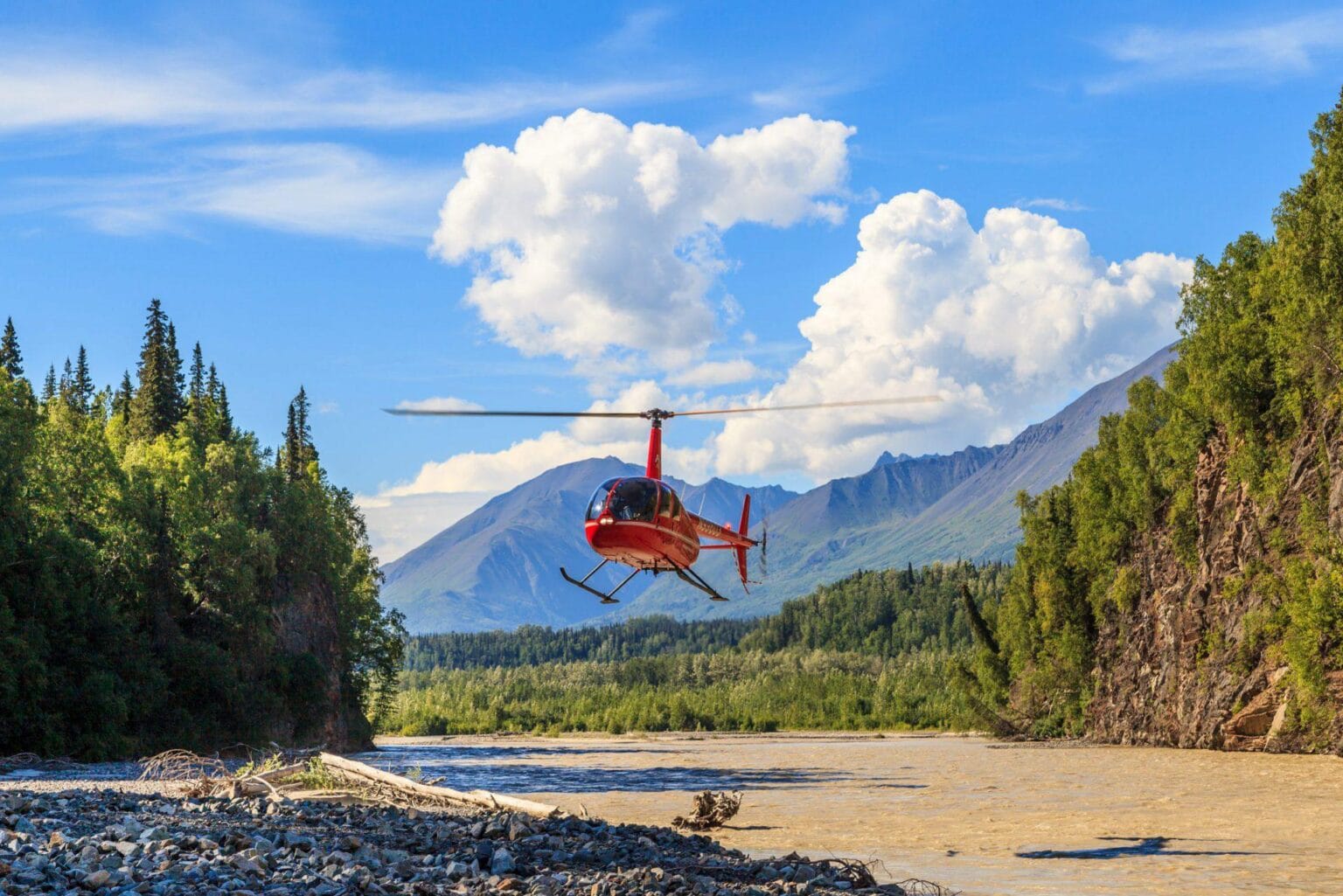 helikopter Winterlake Lodge by Within the Wild