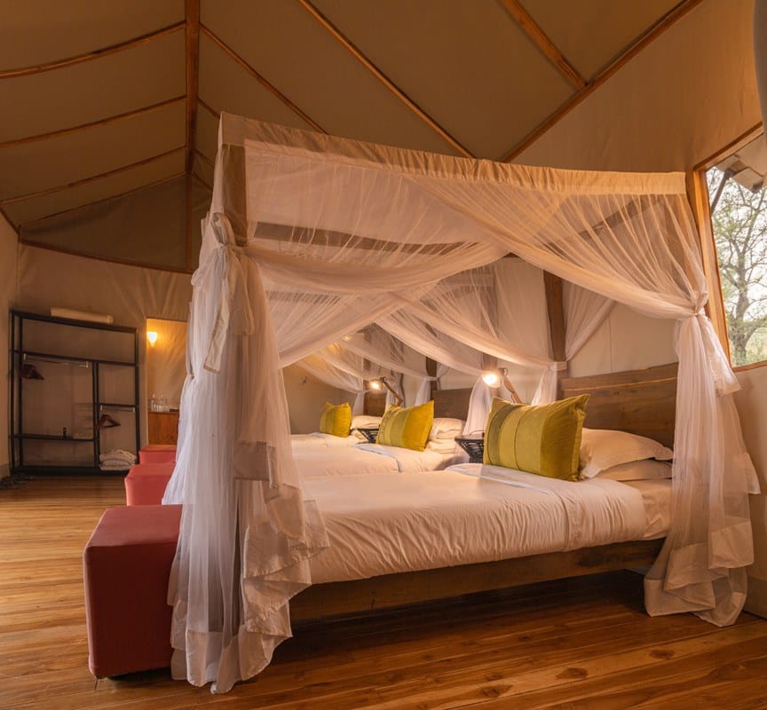 Sayari Camp sypialnia