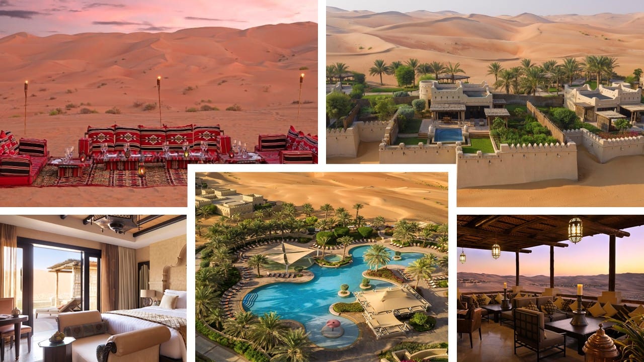 Hotel Qasr Al Sarab Desert Resort by Anantara Oaza Liwa, pustynia Rub al-Khali, Abu Zabi, Emiraty Arabskie