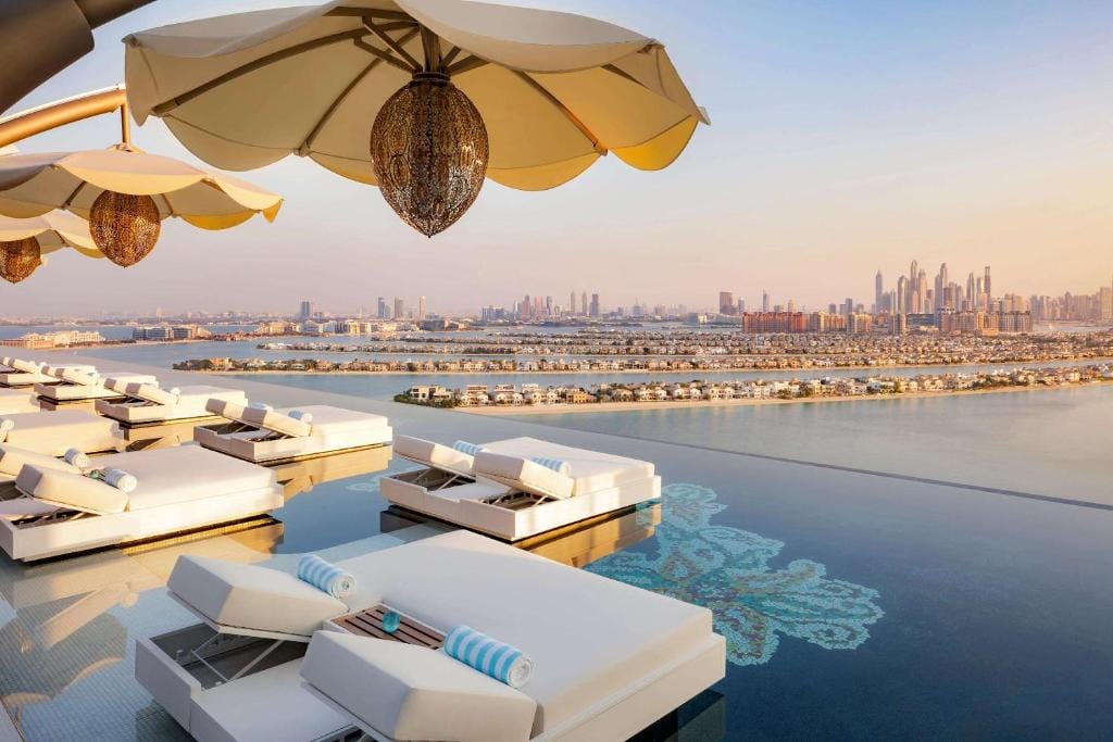 Panorama z hotelu Atlantis The Royal Dubai