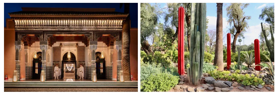 Сад кактусів La Mamounia в Марракеші