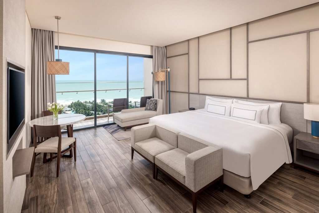 melia ho tram beach resort sypialnia
