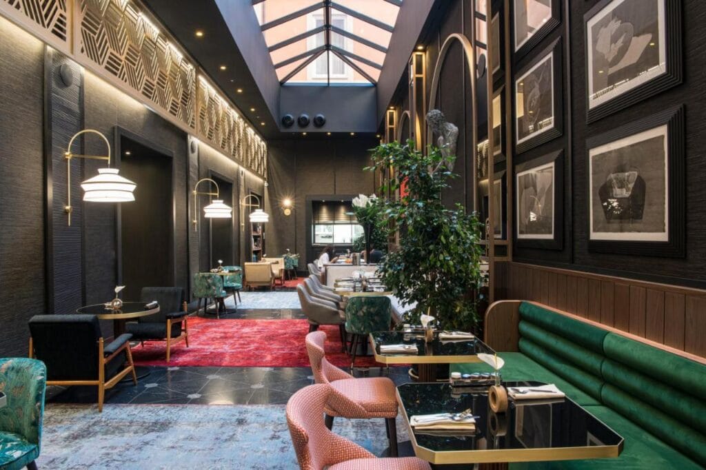 Patio hotelu Umiltà 36