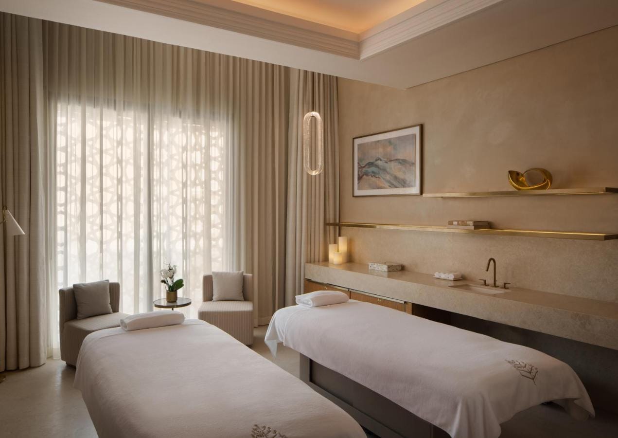 miejsce do masażu w spa four seasons resort and residences at the pearl qatar