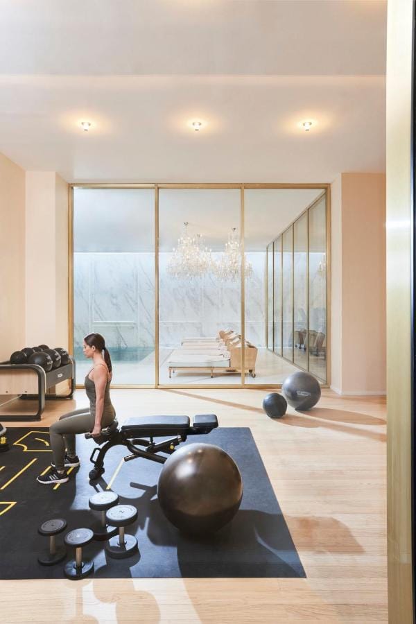 przykładowa siłownia hotelu Mandarin Oriental Ritz