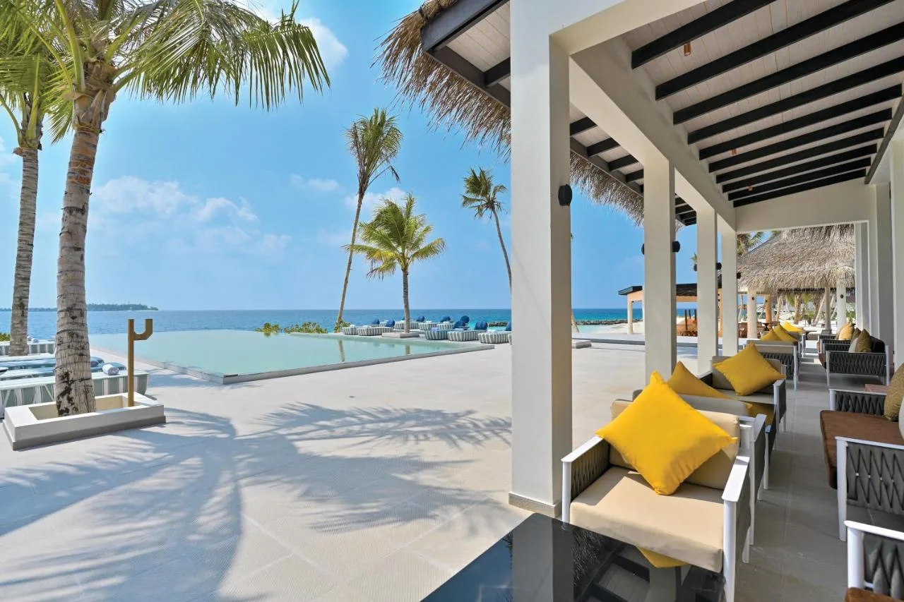 beach lounge terrace at oblu select lobigili premium all inclusive