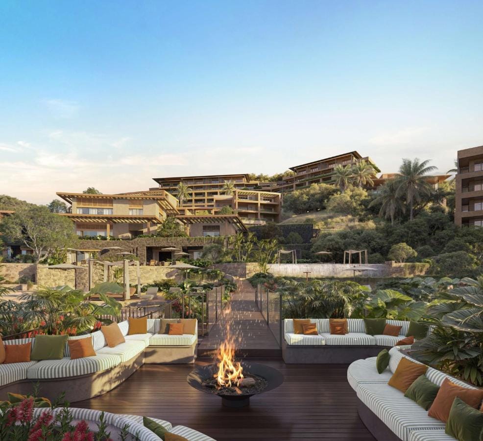 taras z widokiem na otaczającą przyrodę w waldorf astoria costa rica punta cacique