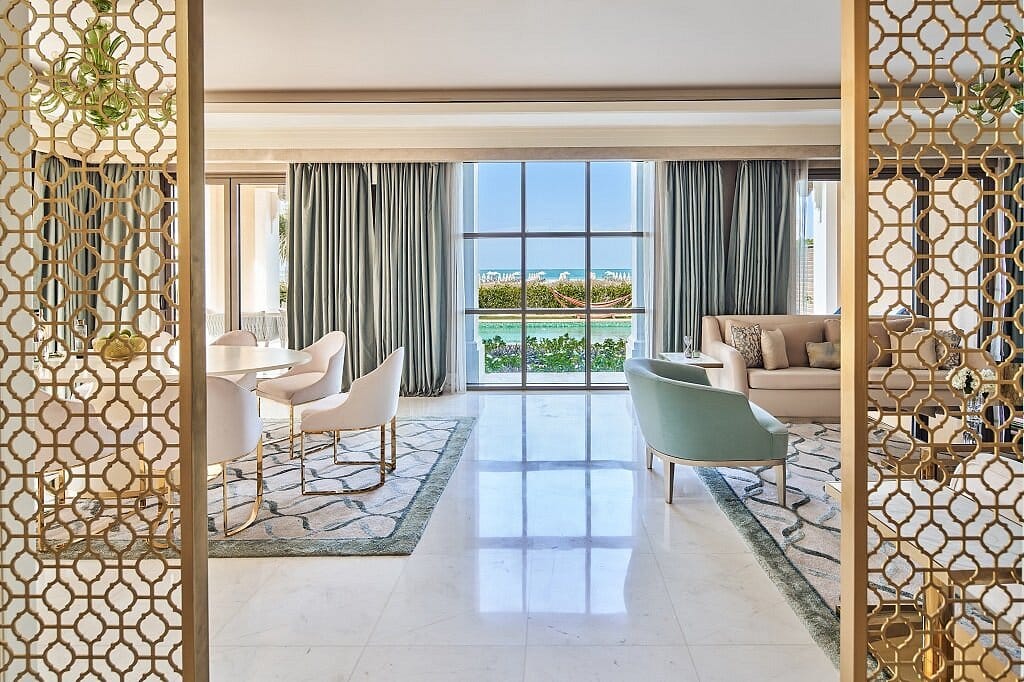 club prive by rixos saadiyat island strefa wypoczynkowa