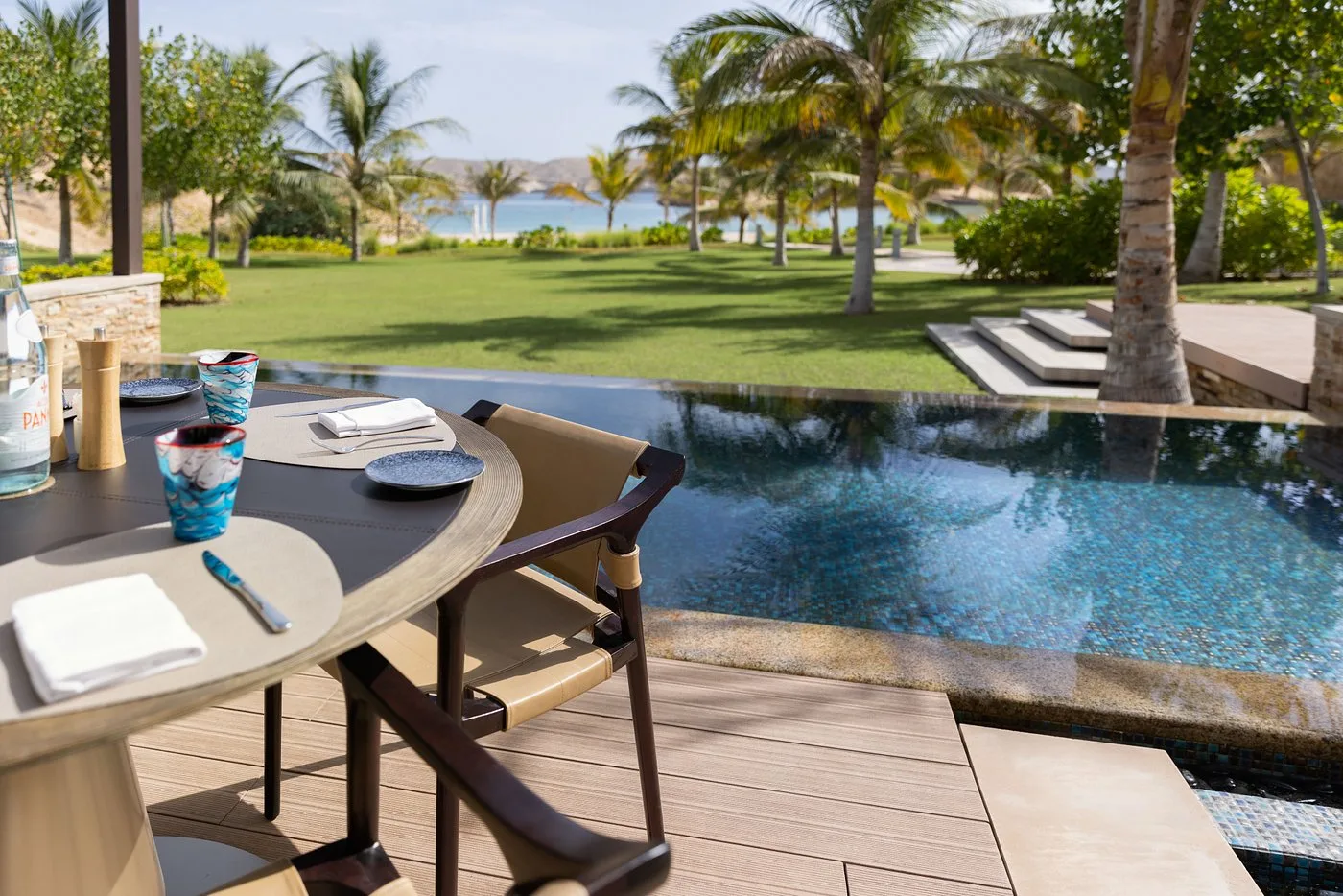 jumeirah muscat bay santuary villa swimming pool