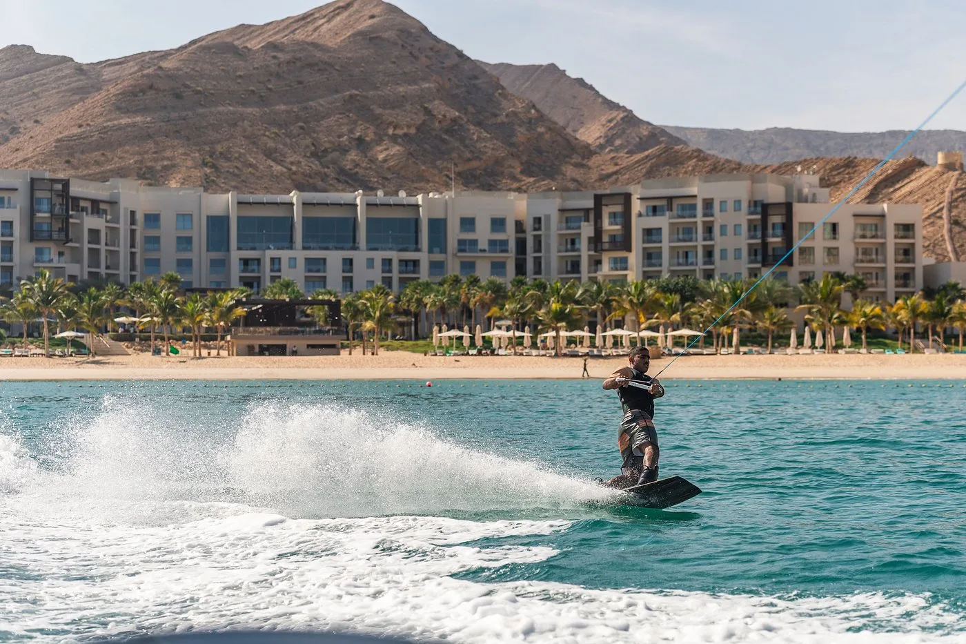 jumeirah muscat bay wakeboarding