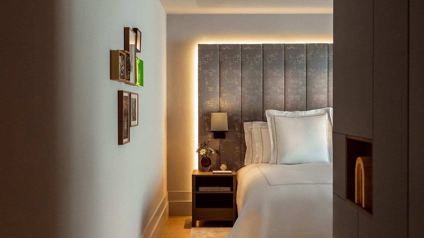 rosewood amsterdam sypialnia